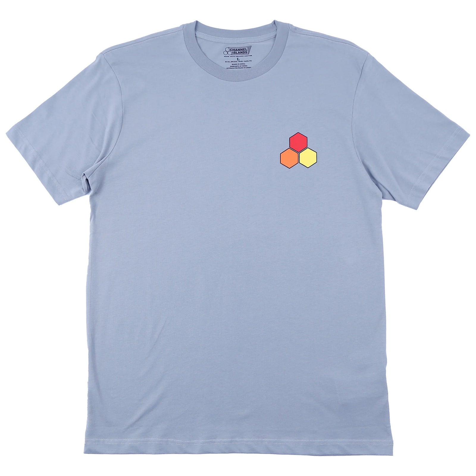 Channel Islands Classic Hex Men's S/S T-Shirt - Light Grey