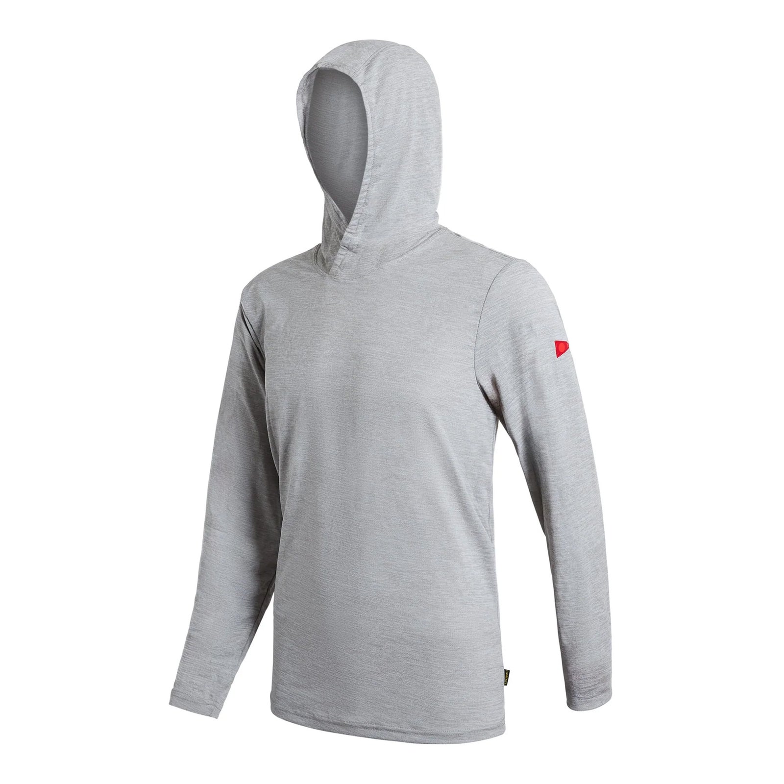 Florence Marine X Airtex Hooded Men's L/S Sun Shirt - Light Grey Heather