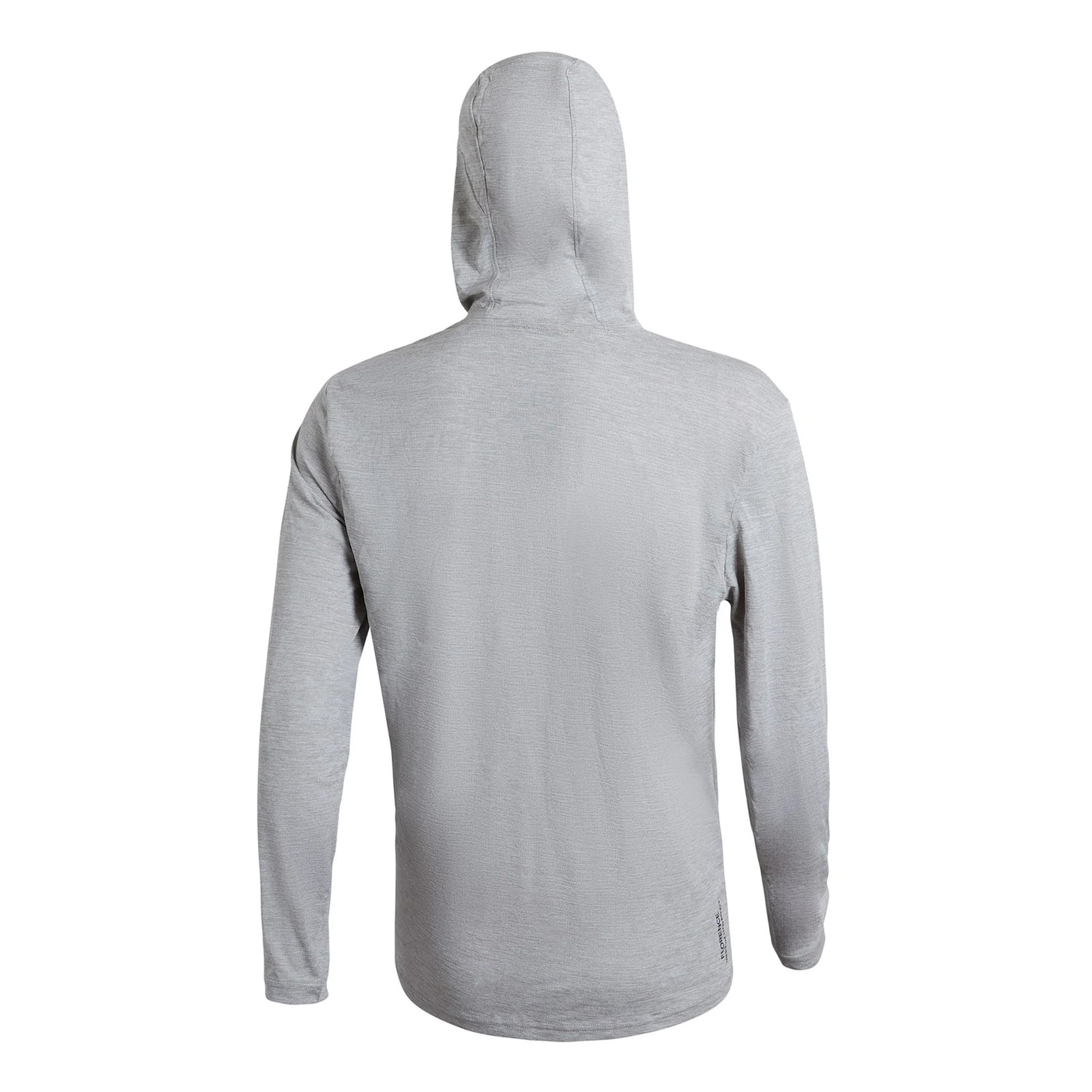 Florence Marine X Airtex Hooded Men's L/S Sun Shirt - Light Grey Heather