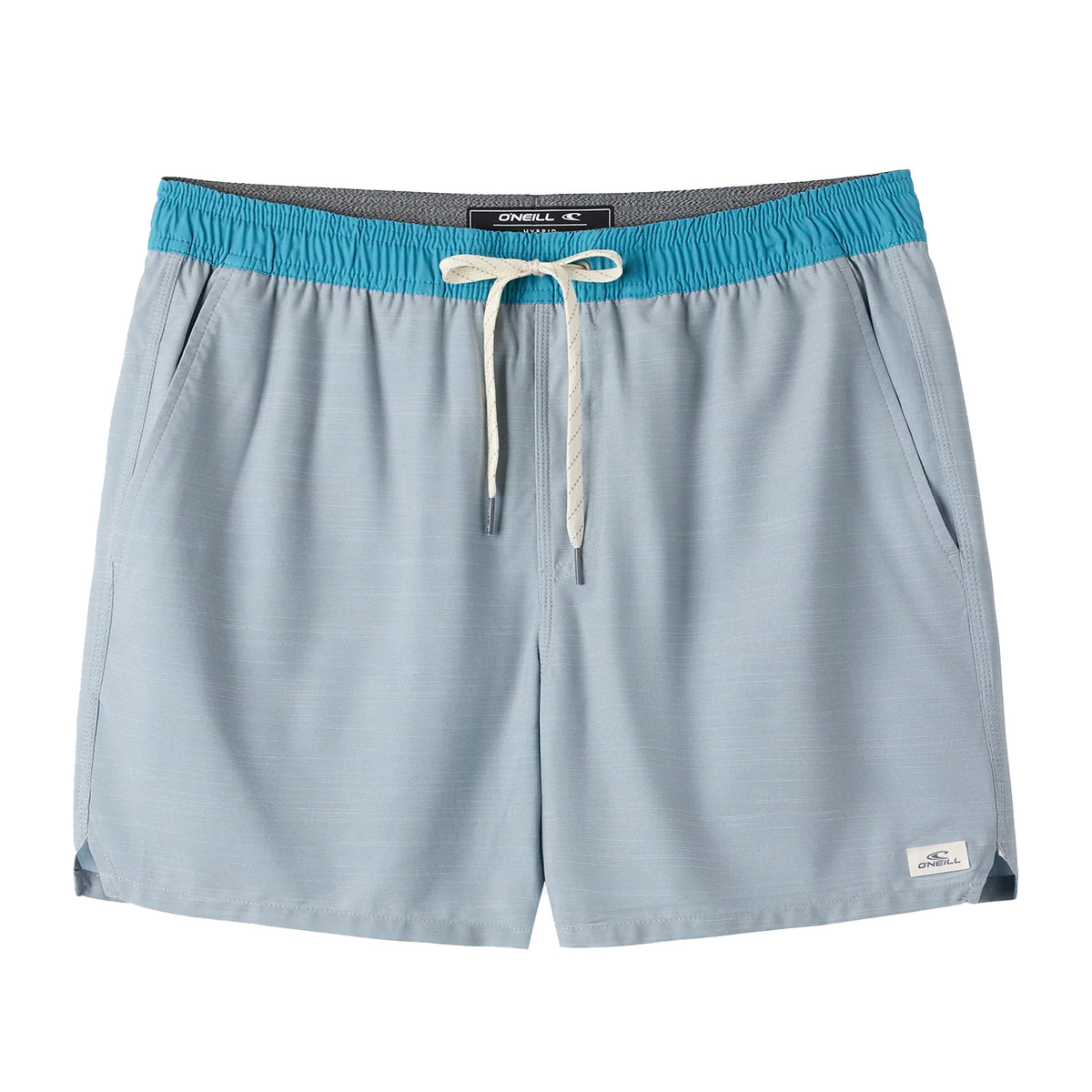 O'Neill Perform Light Lined Elastic Hybrid 15" Youth Boy's Boardshorts - Light Grey
