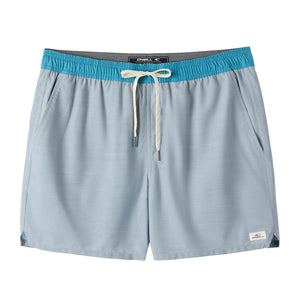 O'Neill Perform Light Lined Elastic Hybrid 15" Youth Boy's Boardshorts - Light Grey