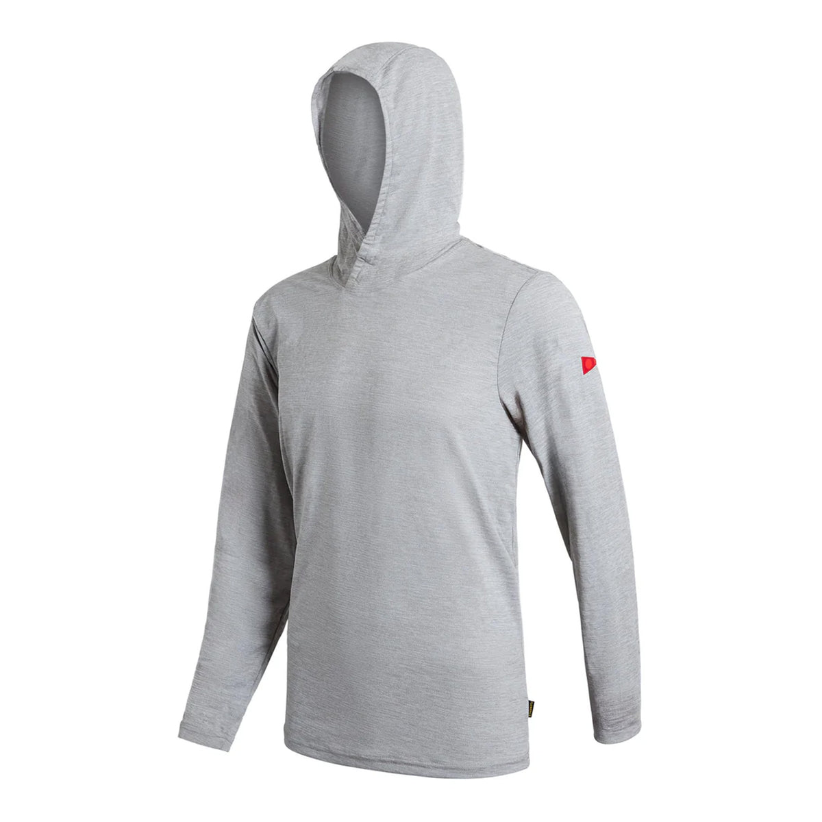 Florence Marine X Airtex Hooded Men's L/S Sun Shirt - Light Heather Grey