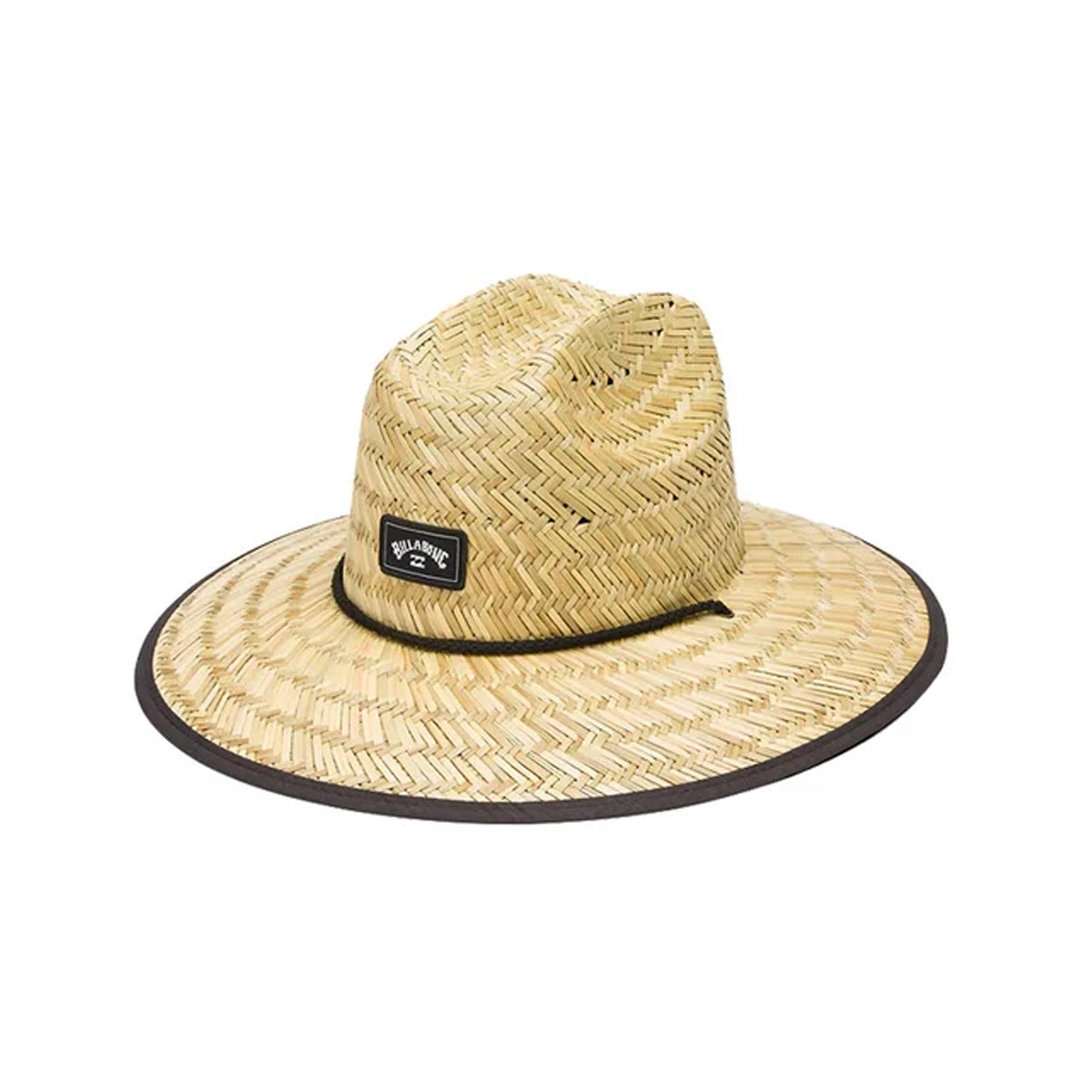 Billabong Tides Print Straw Lifeguard Hat - Black