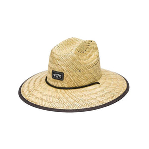 Billabong Tides Print Straw Lifeguard Hat - Black