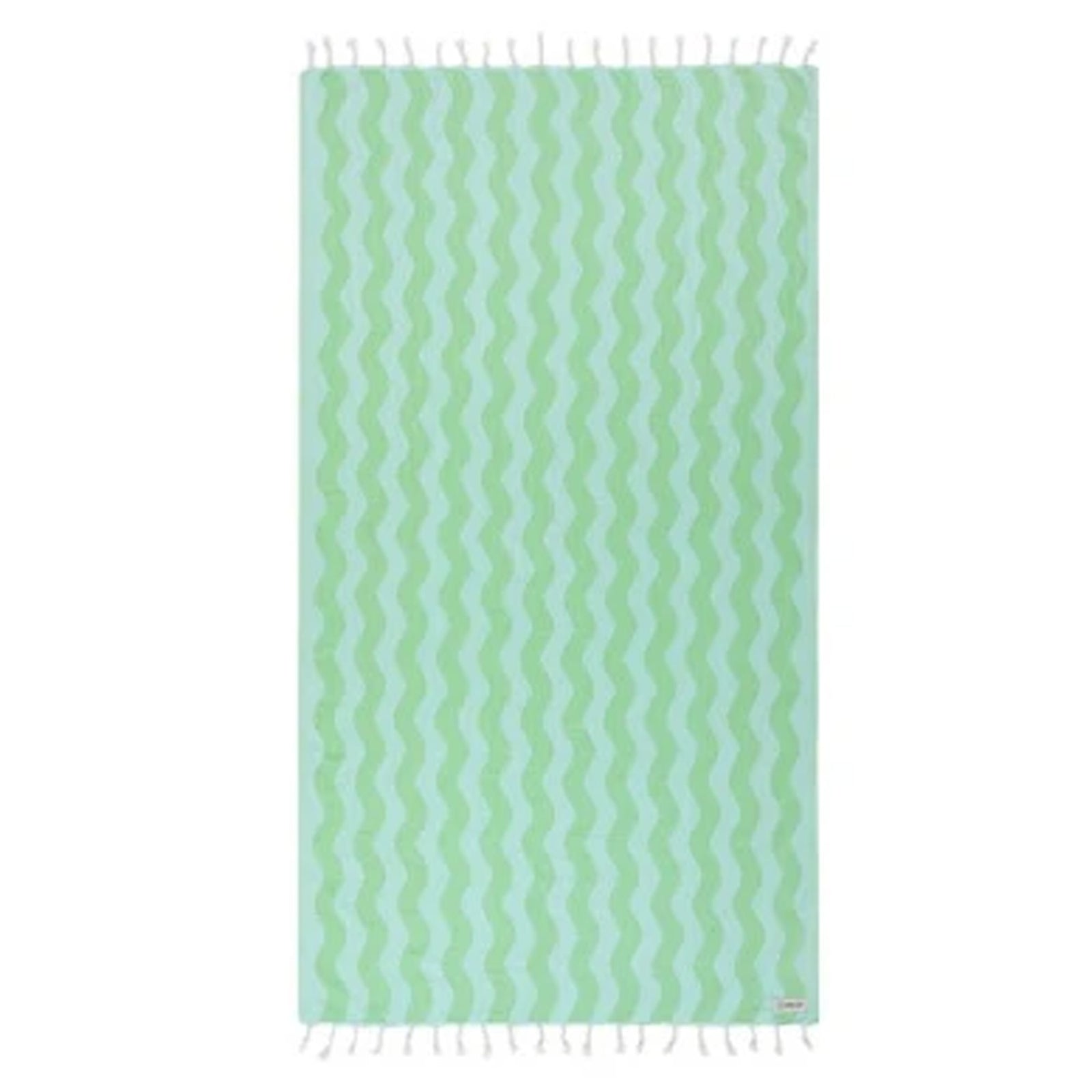Sand Cloud Rumble Waves Towel - Lime