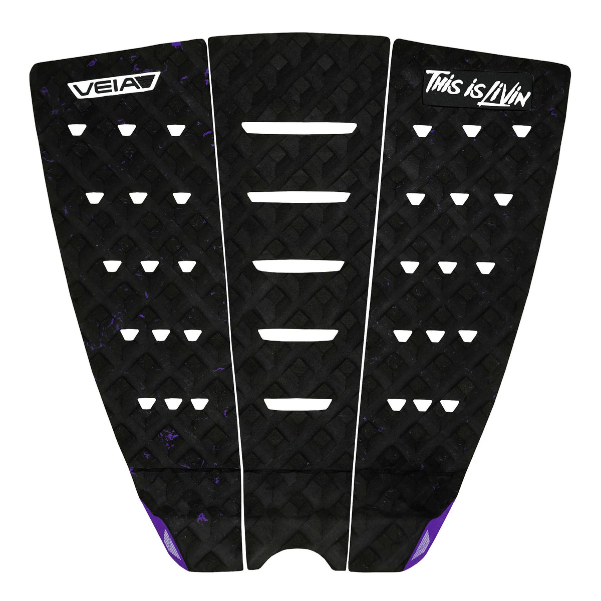 VEIA THIS IS LIVIN Explorer 3 Piece Traction Pad - Purple/Space