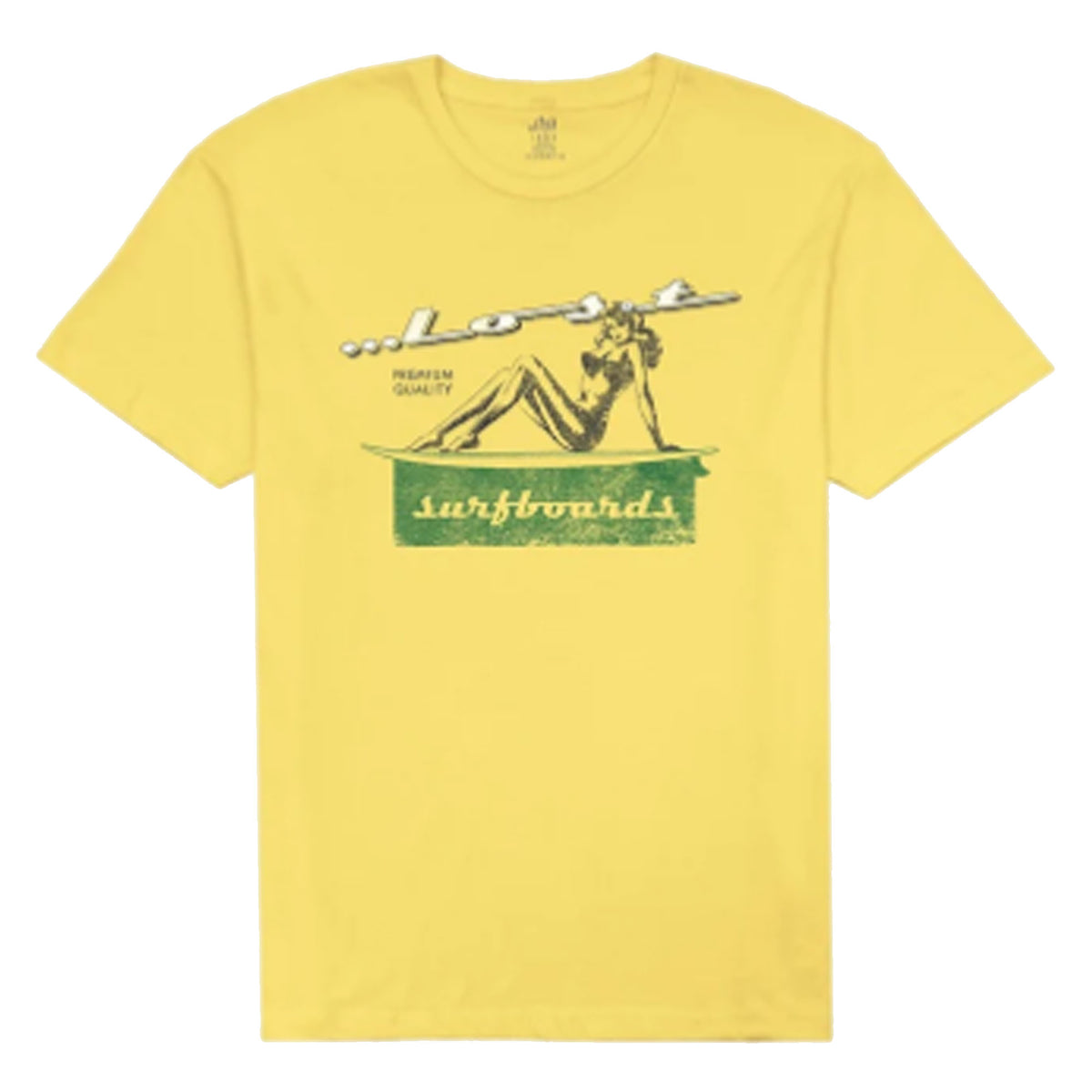 Lost Laid-Back Men's S/S T-Shirt - Cornsilk