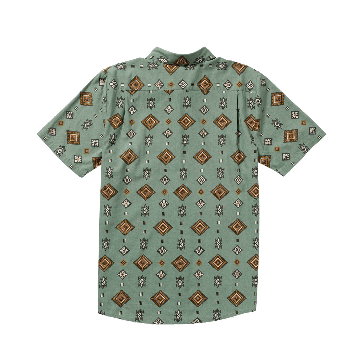 Volcom Desert Dobby Men's S/S Dress Shirt - Light Olive