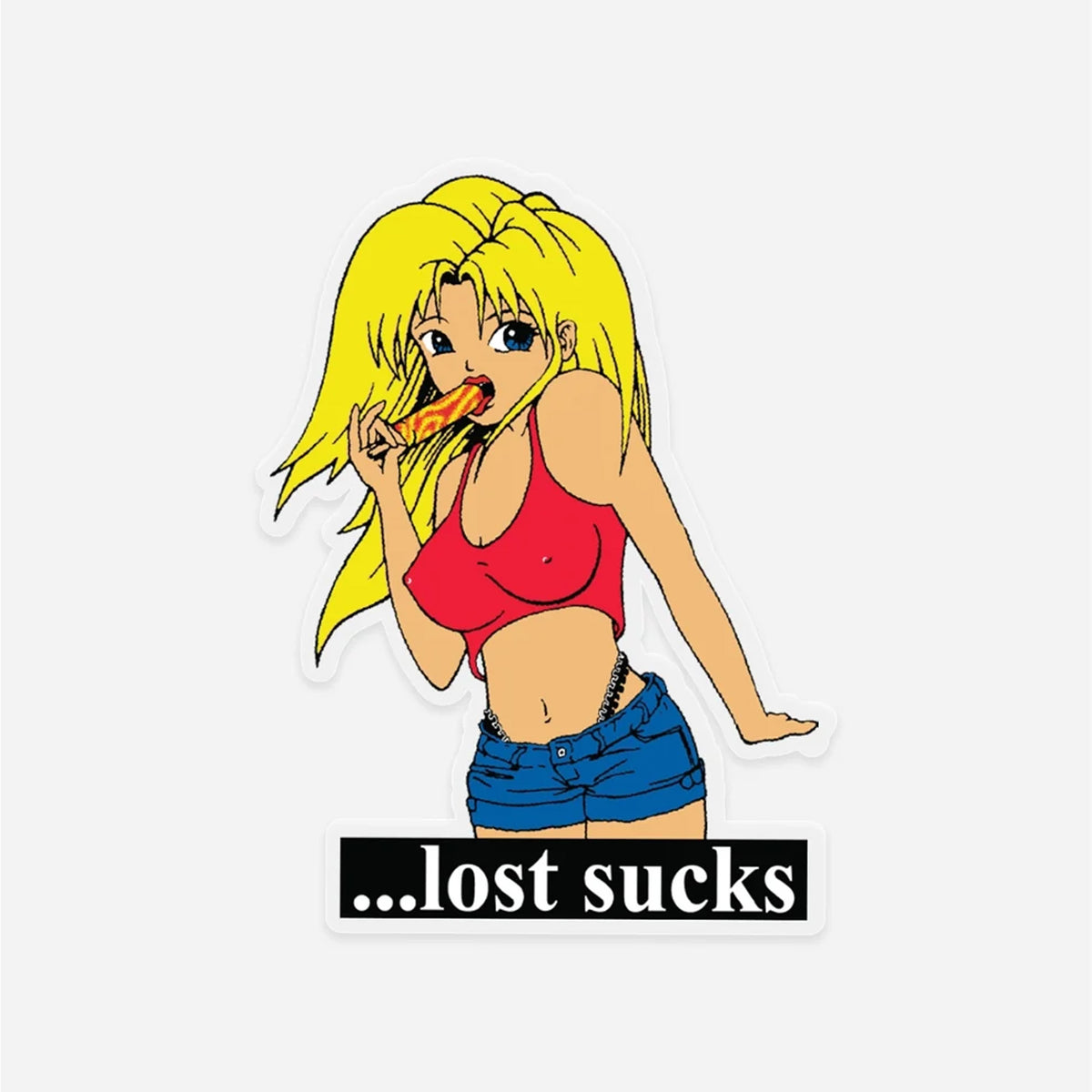 Lost Surfboard ...Lost Sucks Sticker
