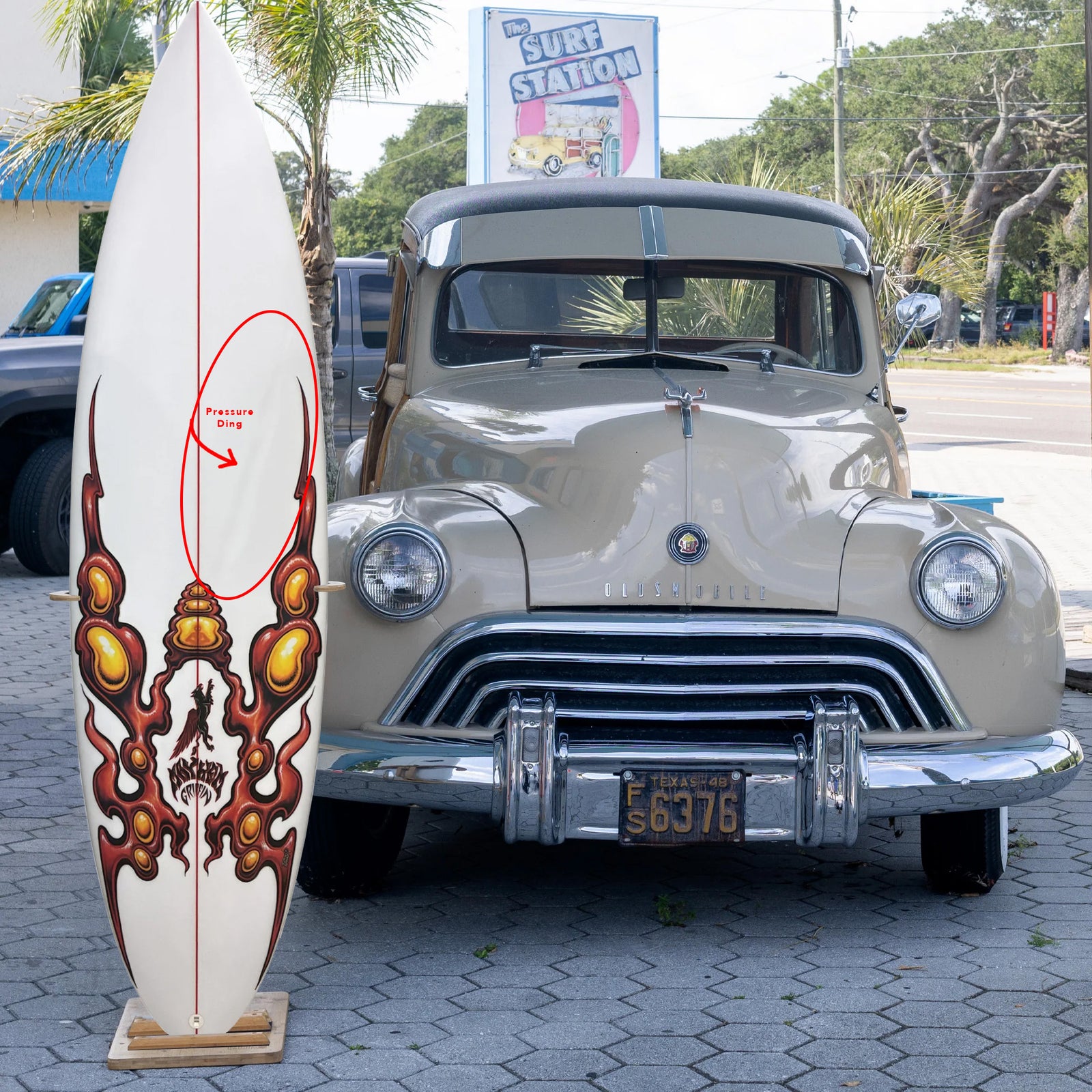 Lost The Griffin Pro PU/Poly 6'2 Surfboard *Dinged - Futures