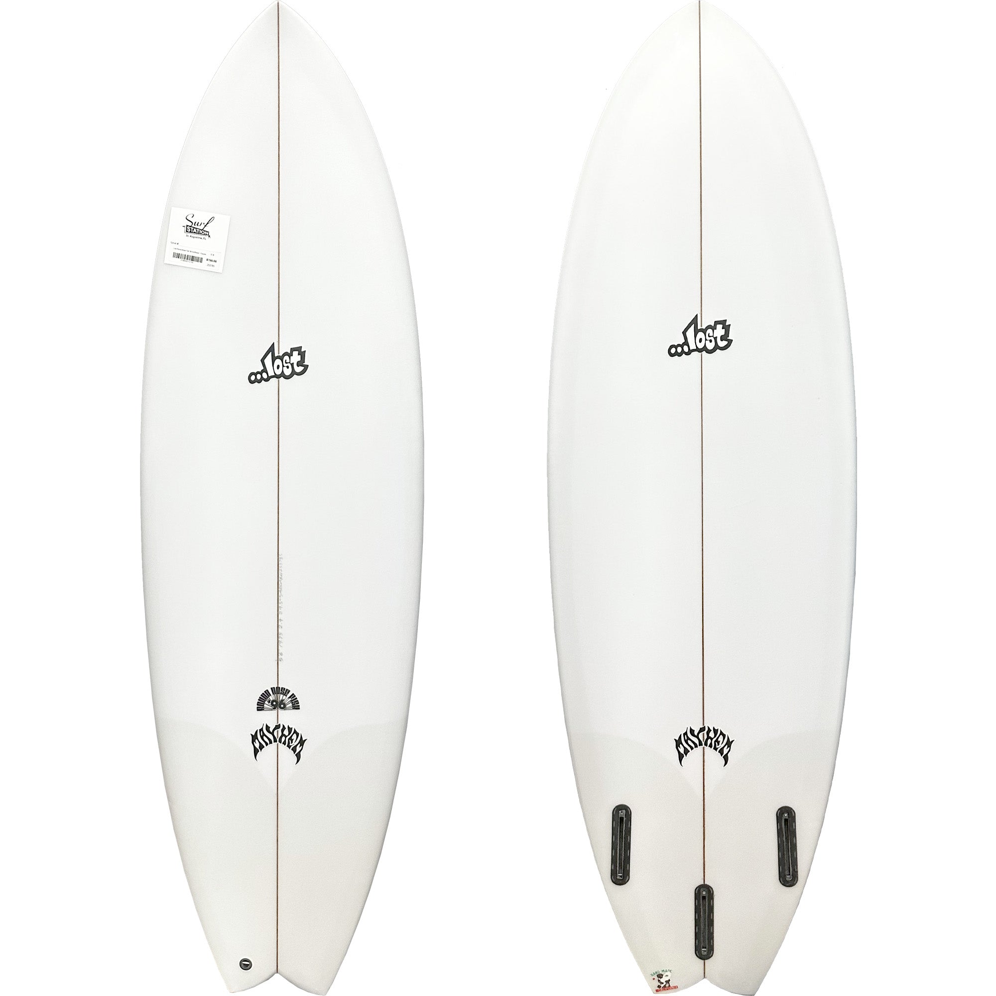 Lost Round Nose Fish '96 Surfboard - Futures