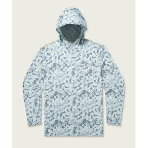 Marsh Wear Buxton Hagood Performance Men's L/S Hoodie - Granite Foxhole Camo