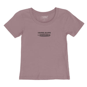 Channel Islands Retro Baby Cropped Women's S/S T-Shirt - Flint