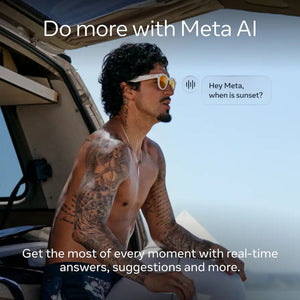 Oakley x Meta HSTN Men's Sunglasses - Warm Grey/Prizm Ruby