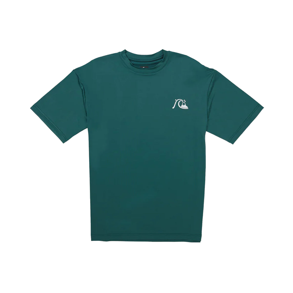 Quiksilver DNA Logo UPF 50 Men's S/S Rashguard - Mediterranea