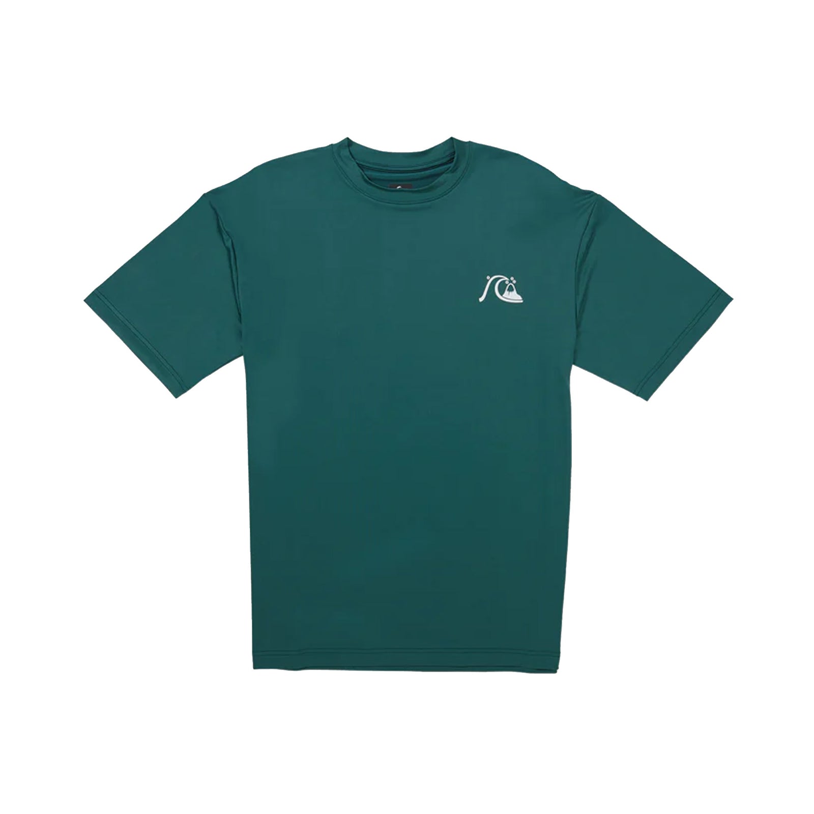Quiksilver DNA Logo UPF 50 Men's S/S Rashguard - Mediterranea
