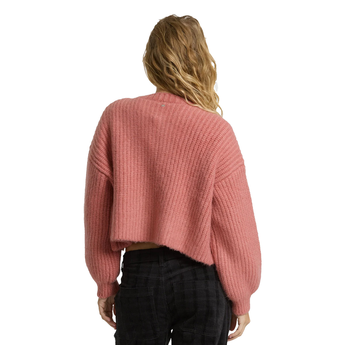 Billabong Holidazed Sunset Cardigan Women's L/S Sweater - Vintage Pink