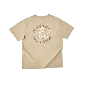 Rhythm Jaunt Vintage Men's S/S T-Shirt - Macadamia