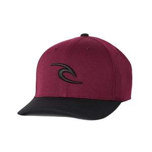 Rip Curl Tepan 2.0 Flexfit Men's Hat - Maroon