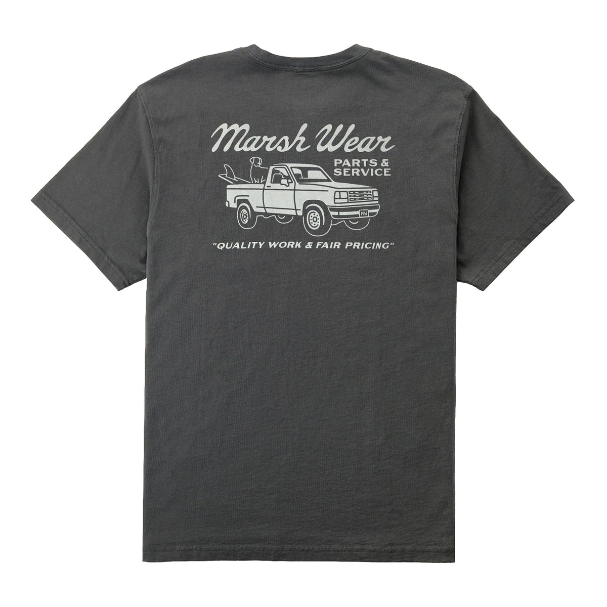 Marsh Wear Parts & Service Men's S/S T-Shirt - Ash