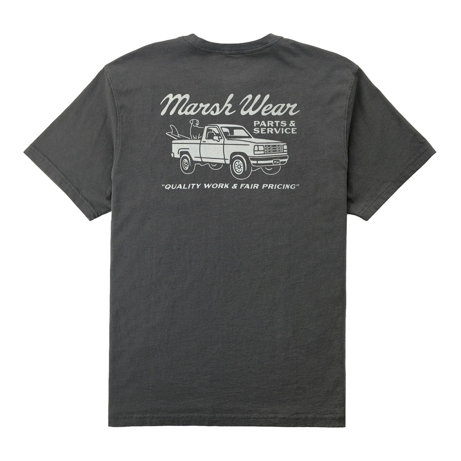 Marsh Wear Parts & Service Men's S/S T-Shirt - Ash