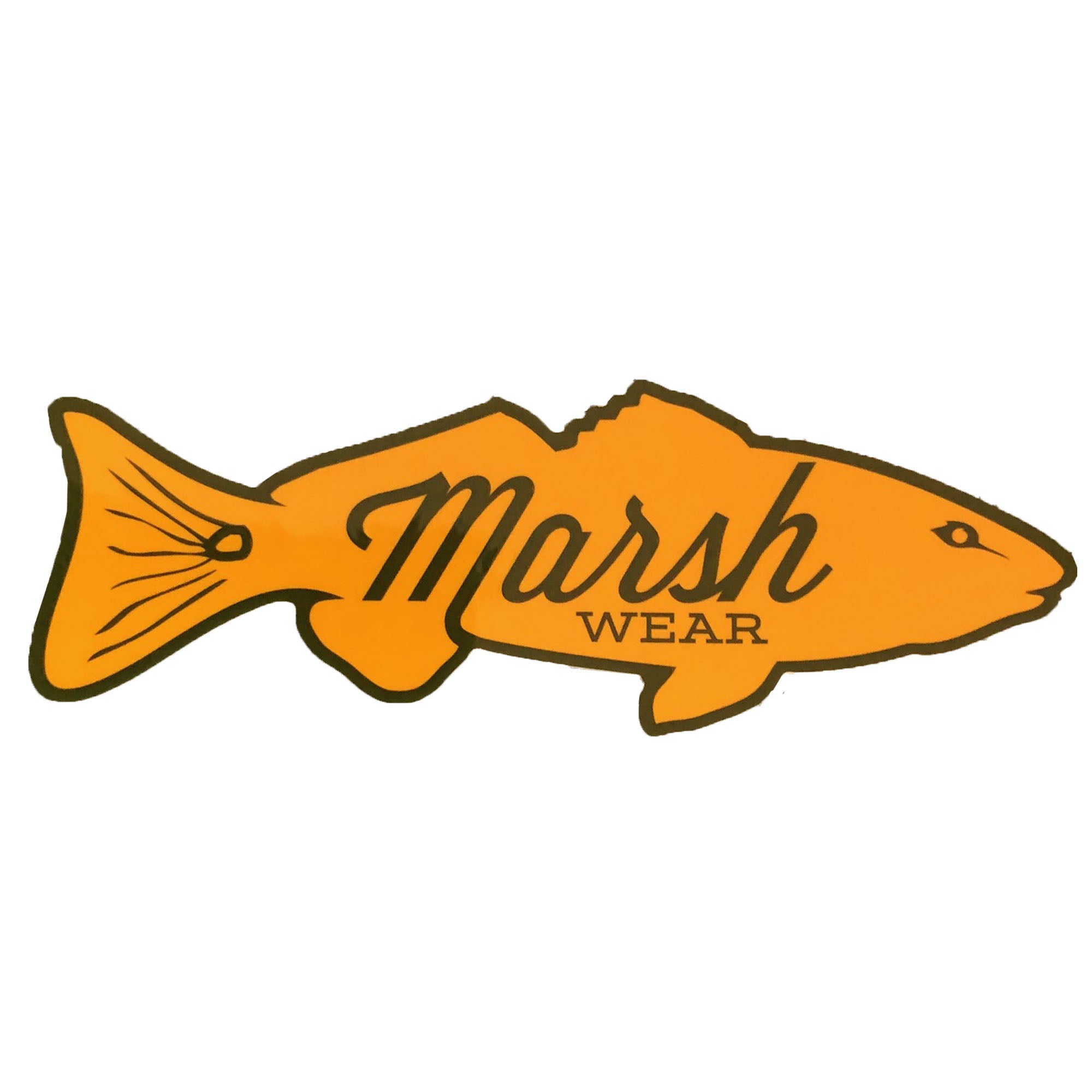 Marsh Wear Fish Logo Sticker