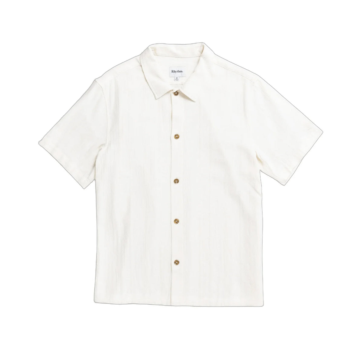 Rhythm Sundown Men's S/S Dress Shirt - Natural
