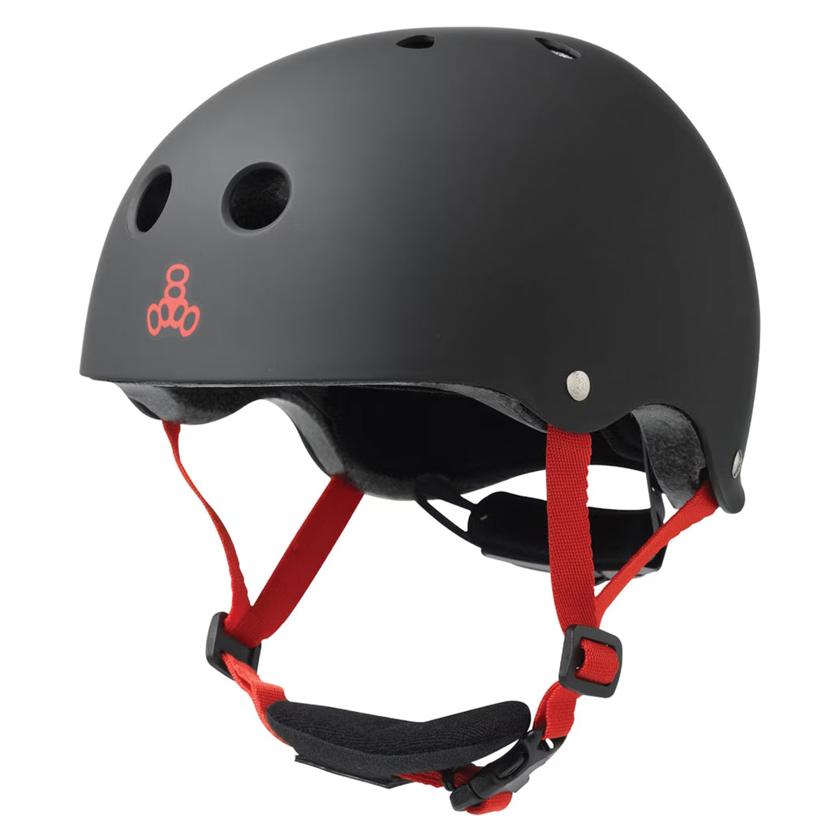 Triple 8 Lil 8 Certified Youth Helmet - Black Matte