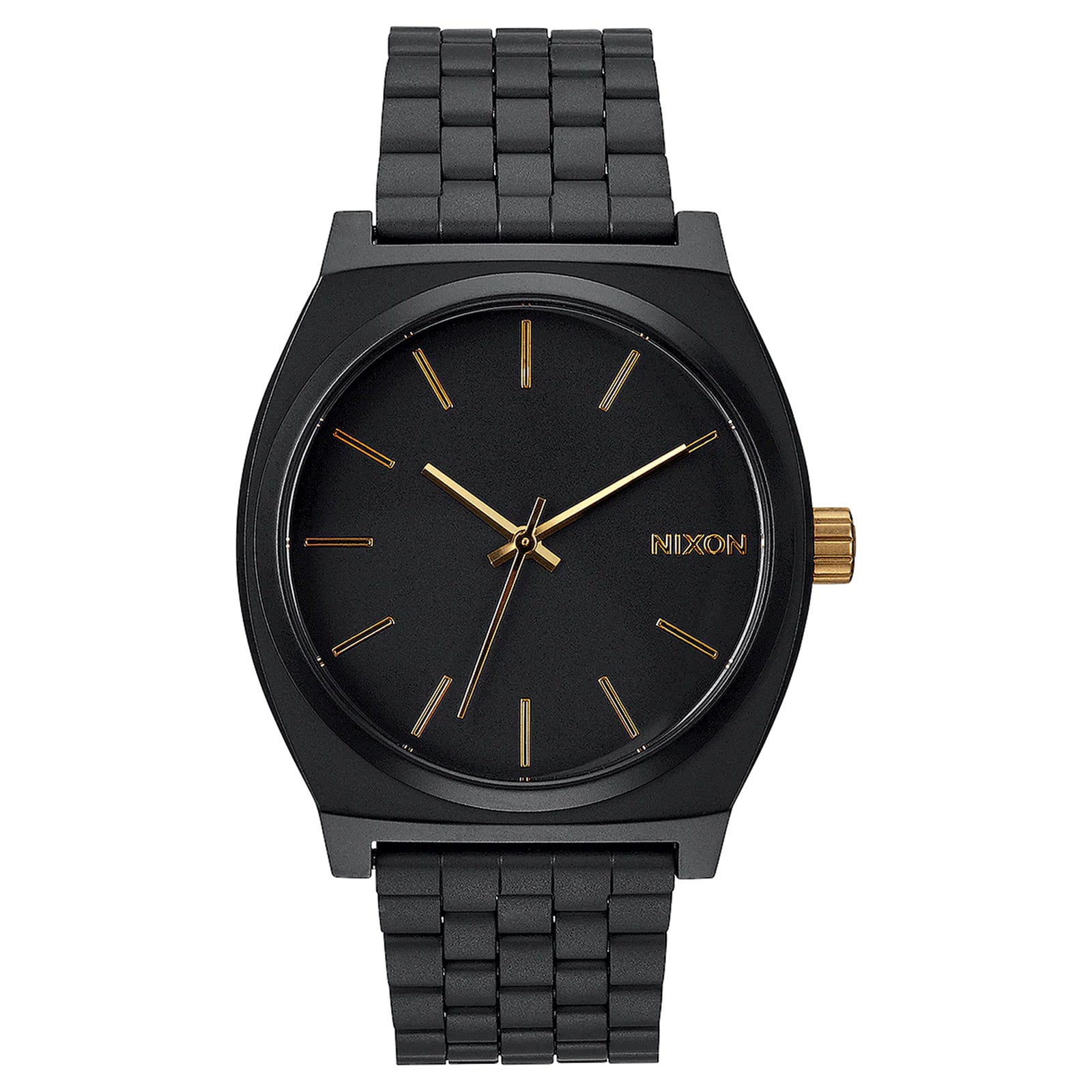 Nixon Time Teller Men's Watch - Matte Black/Gold