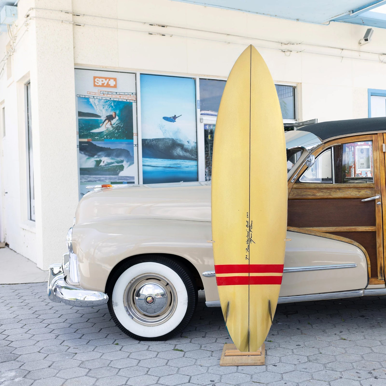 Marco Pacheco 7'6 Consignment Surfboard - Glass Ons