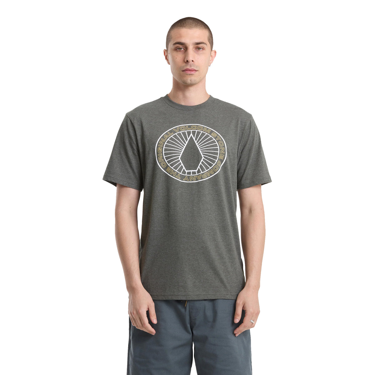 Volcom Medalist Men's S/S T-Shirt - Squadron Green