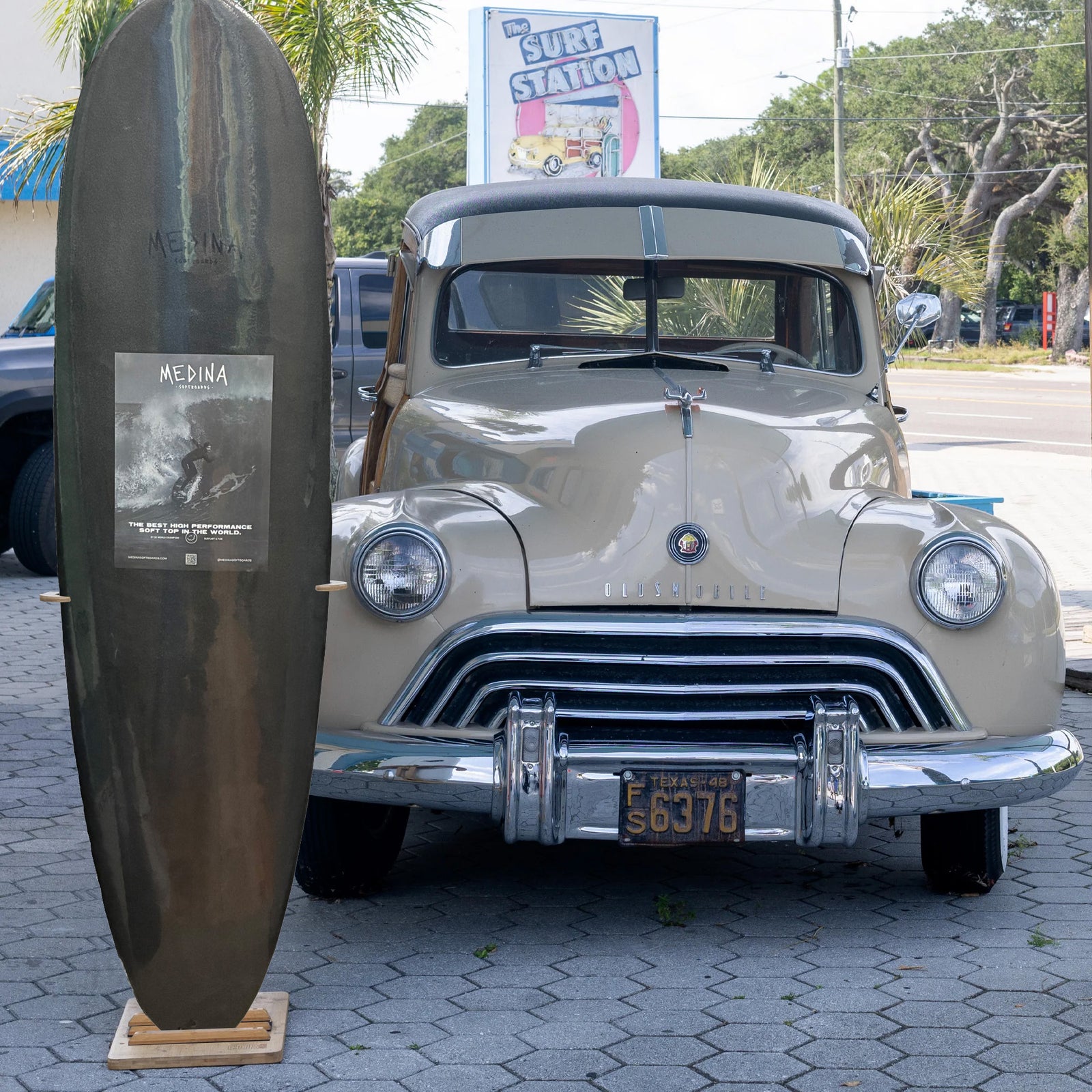 Medina Cotton Candy 7'0 Soft Surfboard - Black