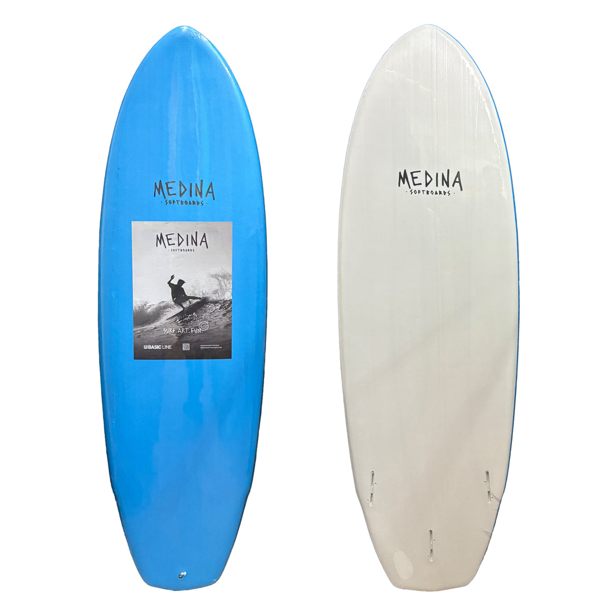 Medina Basic Line Magic 5'8 Soft Surfboard - Blue