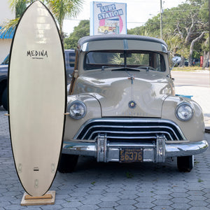 Medina Old News 6'4 Soft Surfboard - Black/White