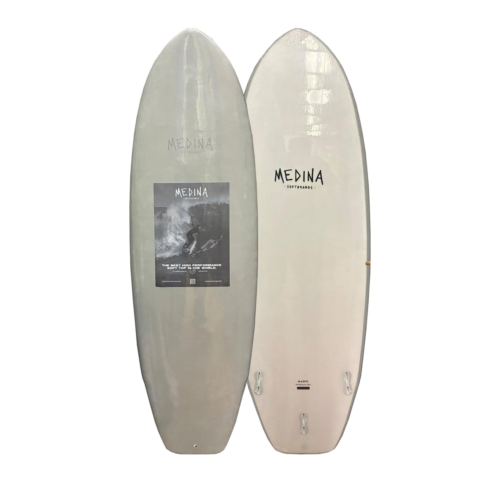 Medina Hammock 5'8 Soft Surfboard - Grey/White