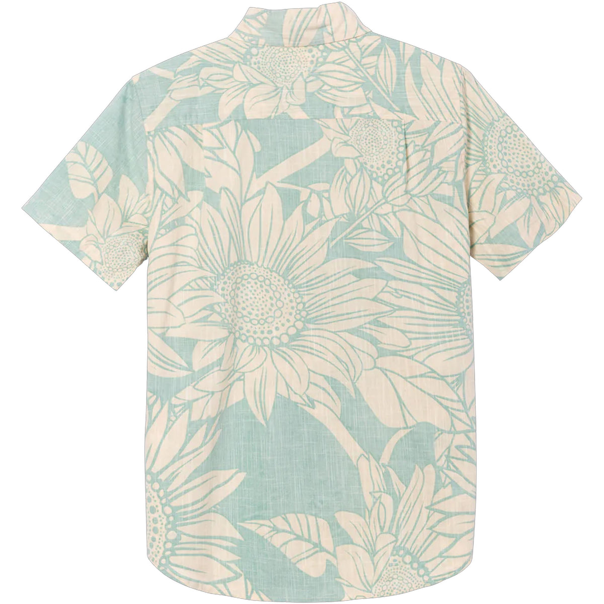Dark Seas Merle Woven Men's S/S Dress Shirt - Turquoise