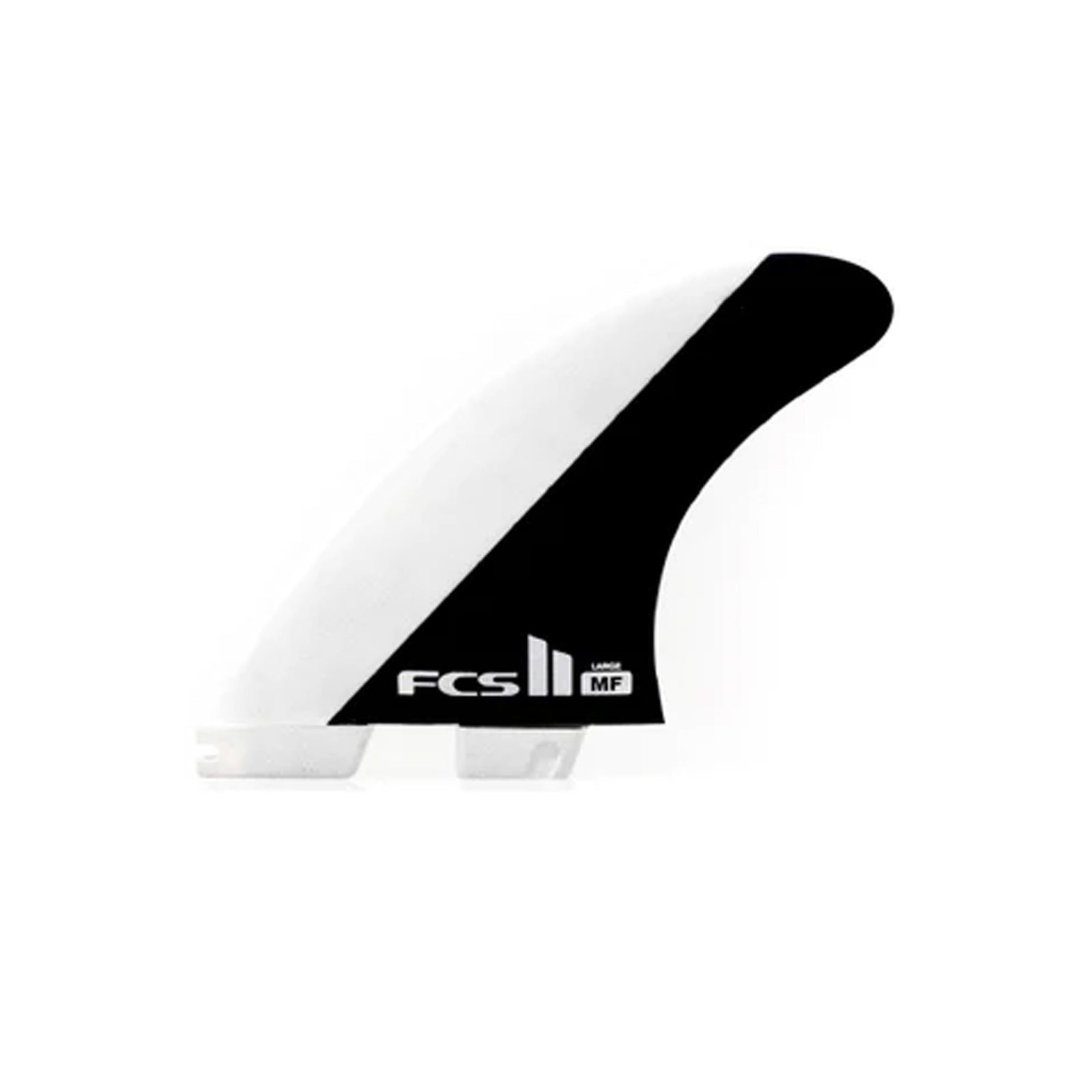 FCS II Mick Fanning PC Large Thruster Fin Set - Large/Black White