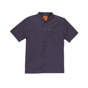 Volcom Kap Out Workwear Men's S/S Dress Shirt - Midnight