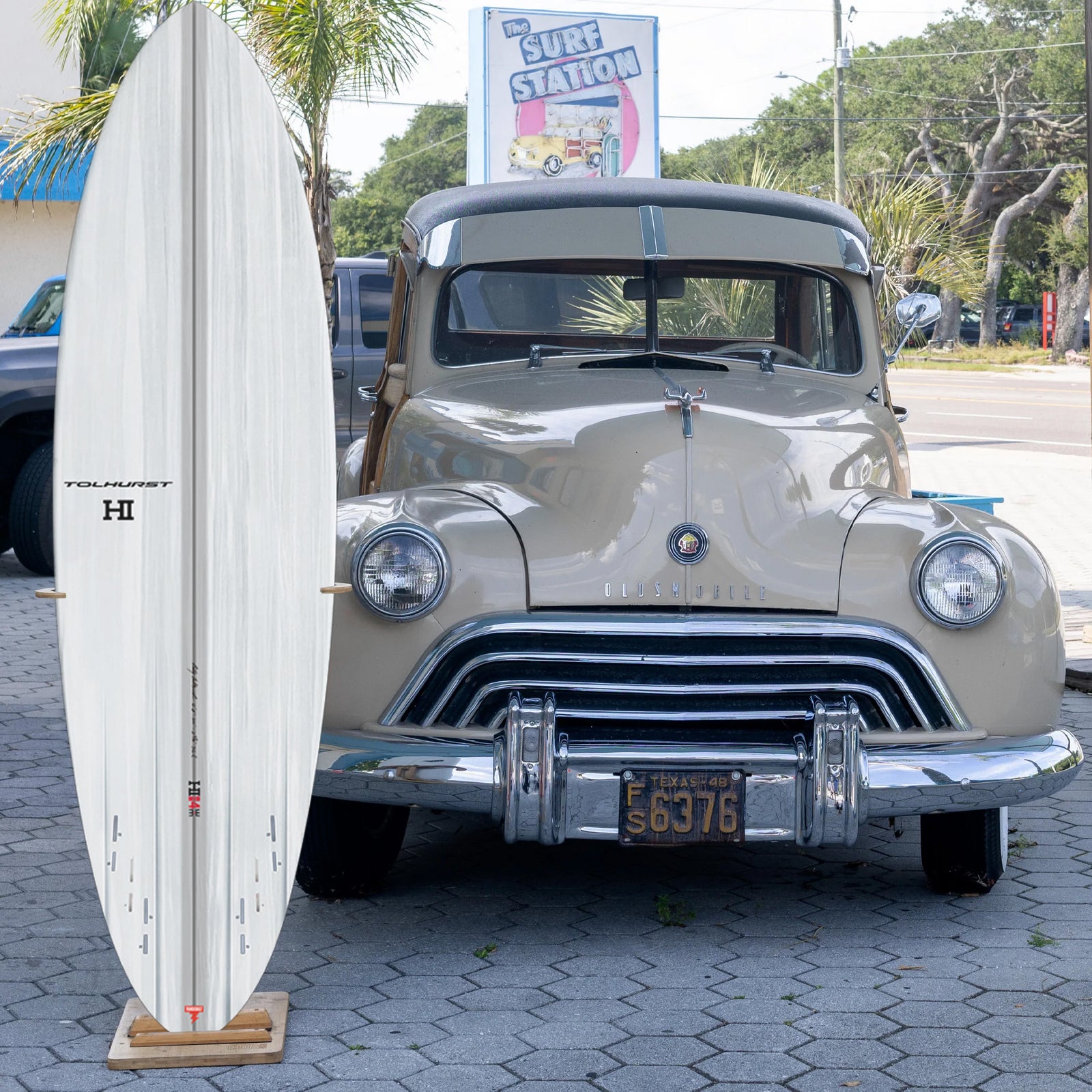 Thunderbolt Mid4 3+3 7'4 Surfboard - FCS II