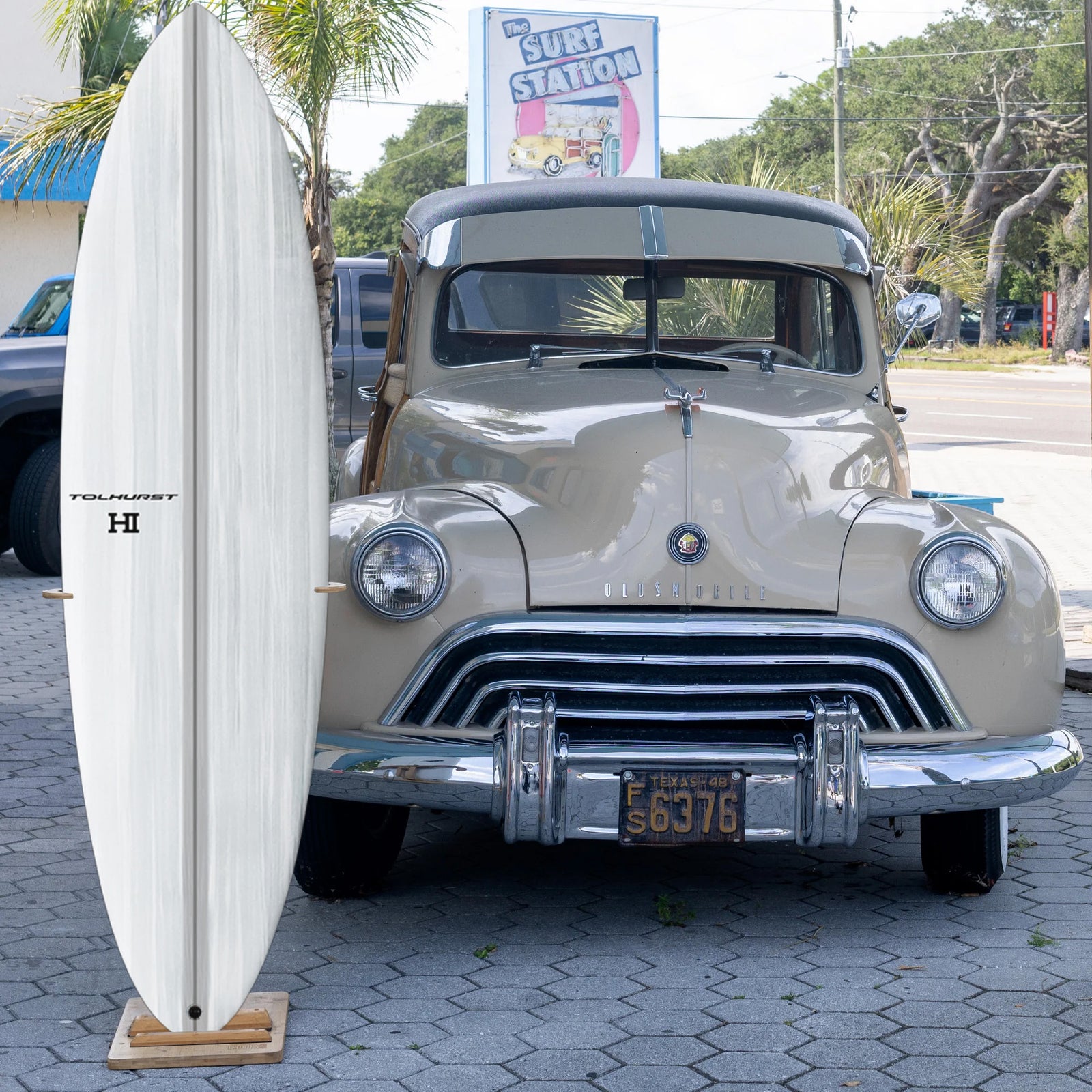 Thunderbolt Mid4 3+3 7'4 Surfboard - FCS II