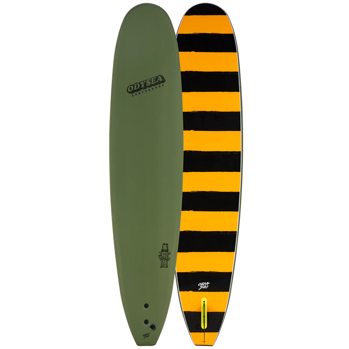 Catch Surf Plank 9'0 Single Soft Surfboard - Military Green