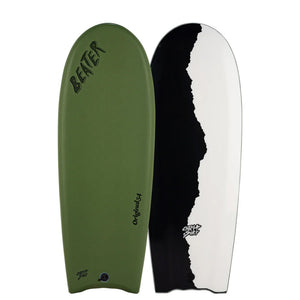 Catch Surf Beater Original 54 Finless Soft Surfboard - Military Green