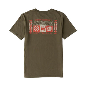 Roark Enjoy Nature Premium Men's S/S T-Shirt - Military