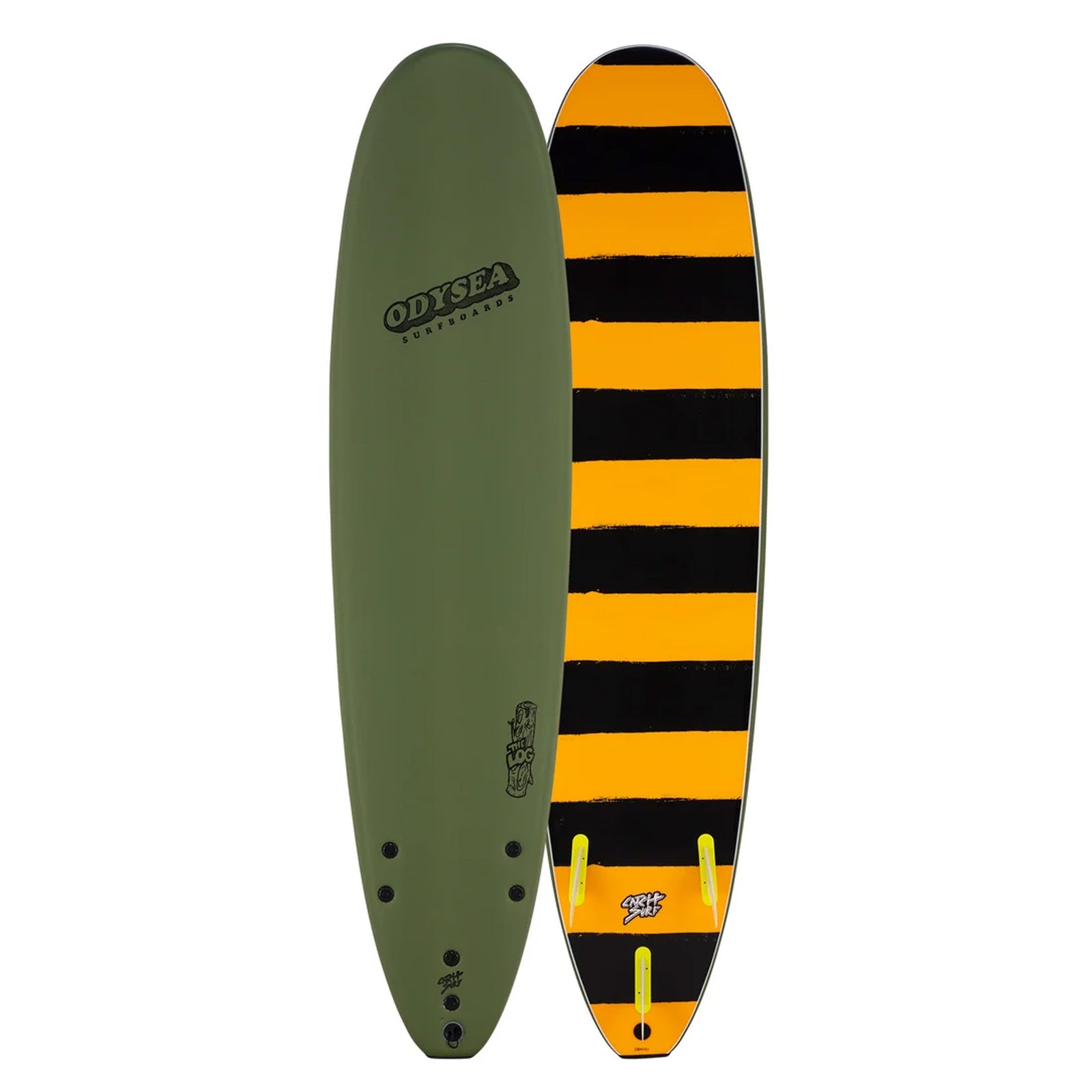 Catch Surf Odysea Log 7'6 Soft Surfboard - Military Green