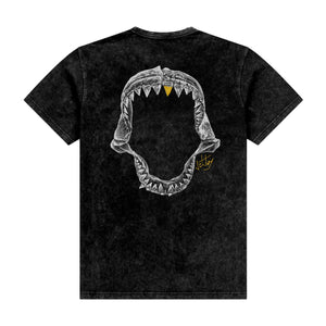 Jetty Jaws Men's S/S T-Shirt - Black Mineral Wash