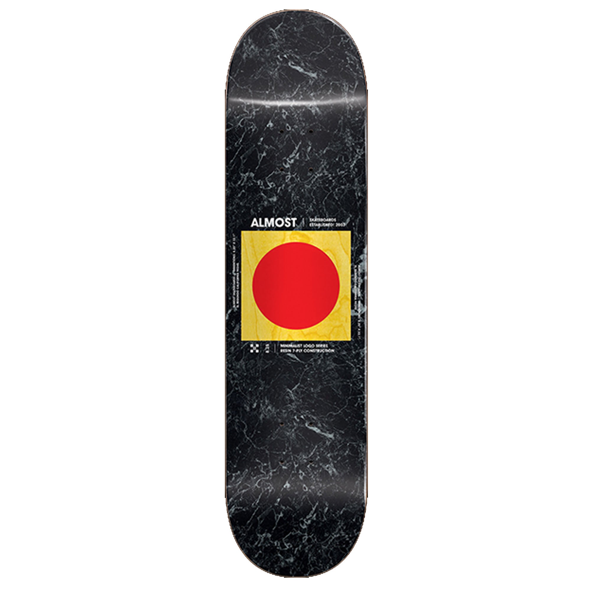 Almost Minimalist 8.25" Skateboard Deck