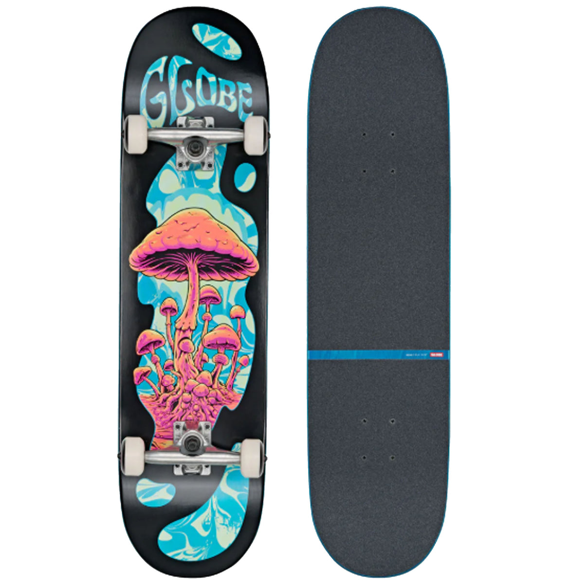 Globe G1 Mind Expansion 8.25" Complete Skateboard - Black/Green
