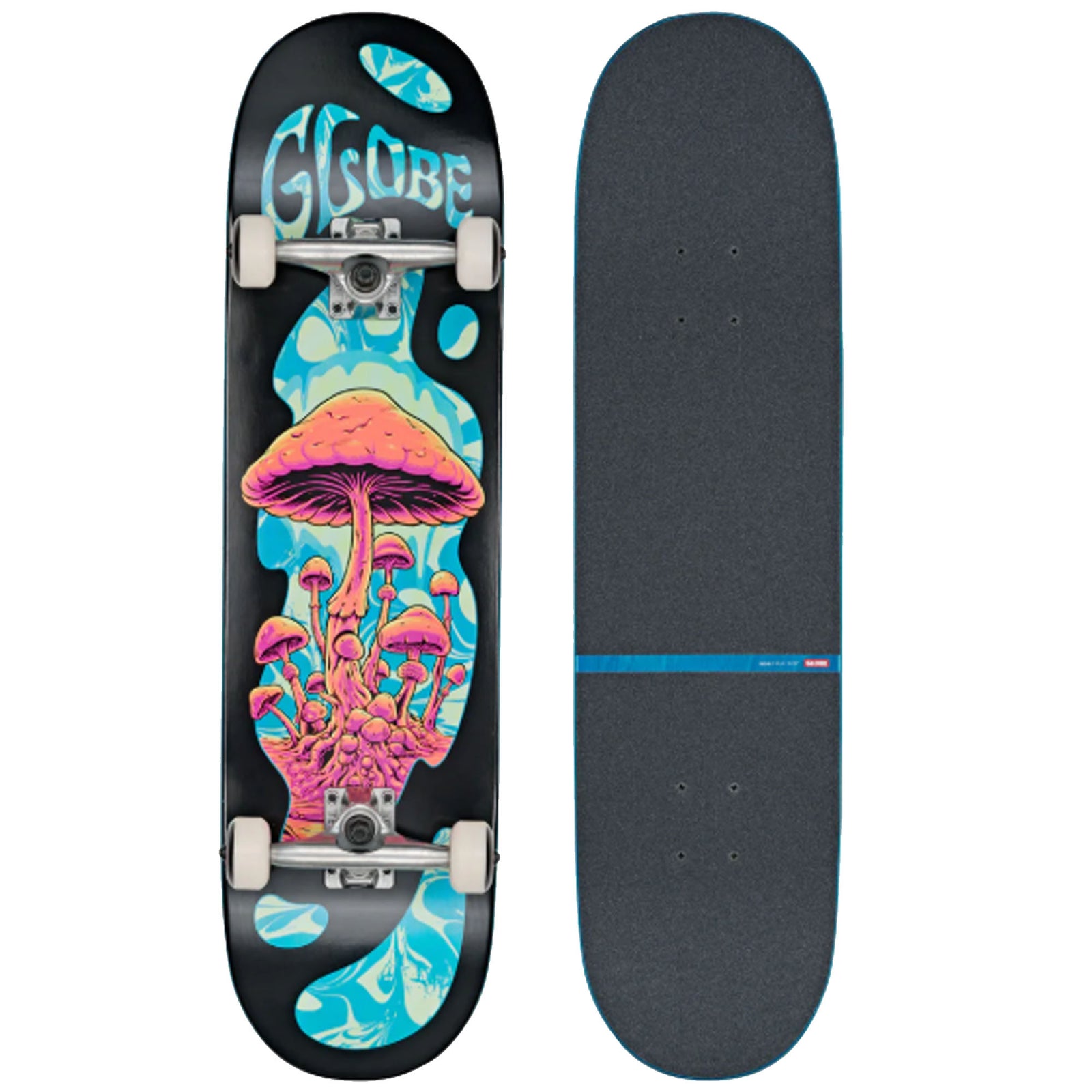 Globe G1 Mind Expansion 8.25" Complete Skateboard - Black/Green