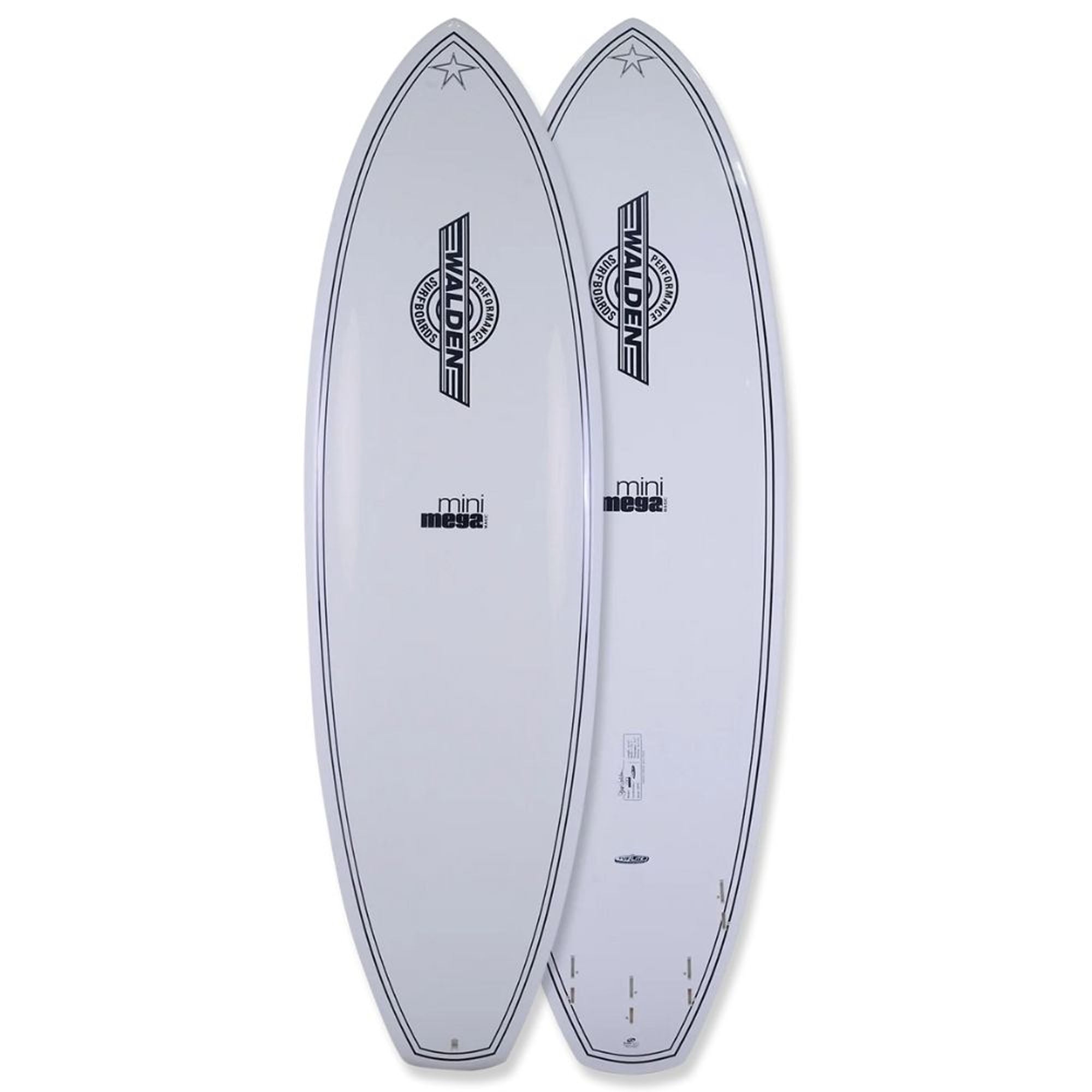 Walden Mini Mega Magic Tuflite 7'6 Surfboard - FCS II