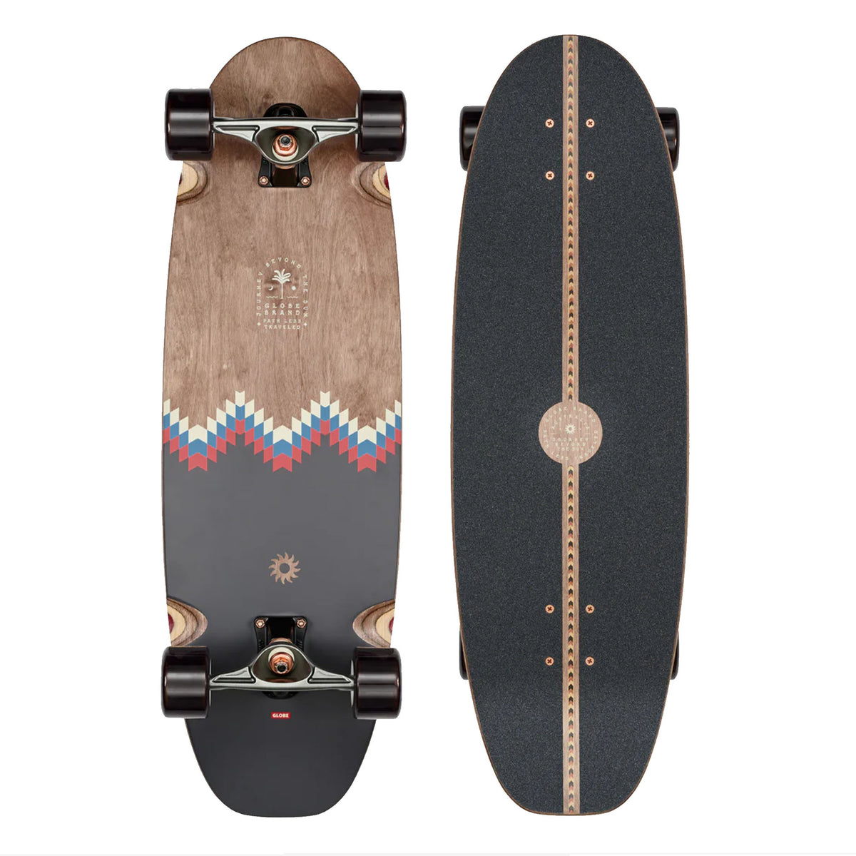 Globe Coaster 31'' Complete Longboard Skateboard - Mirage